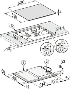 Miele KM7361FL 60cm Induction Hob