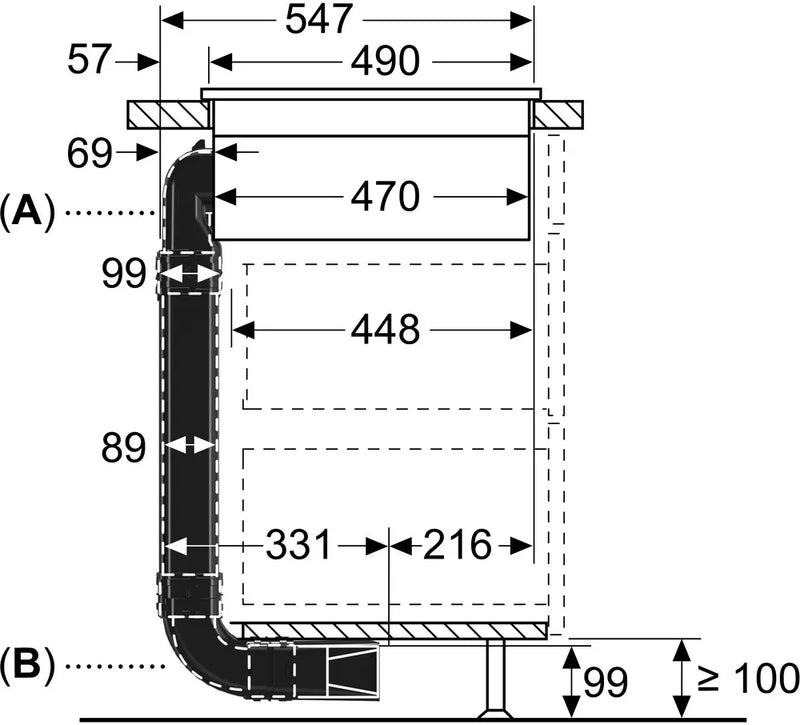 Neff Z861KR1 Recirculation Kit