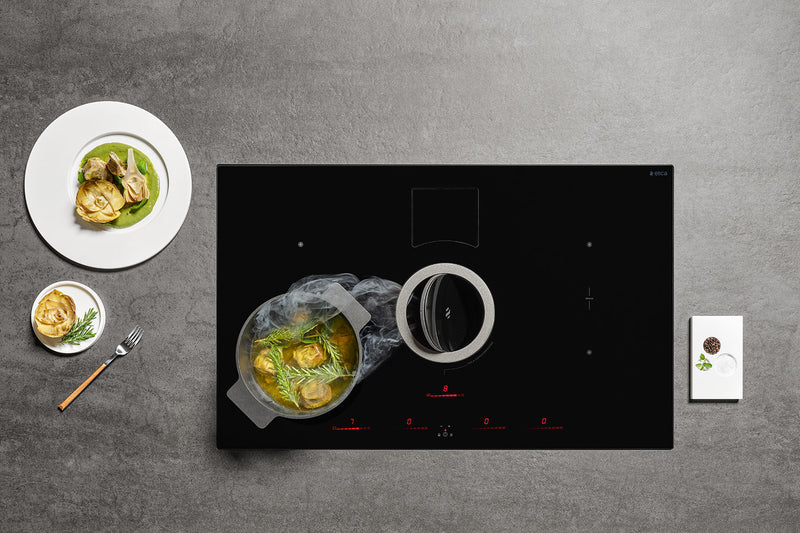 Elica Nikola Tesla NT-SWITCH BLK DO 83cm Venting Induction Hob