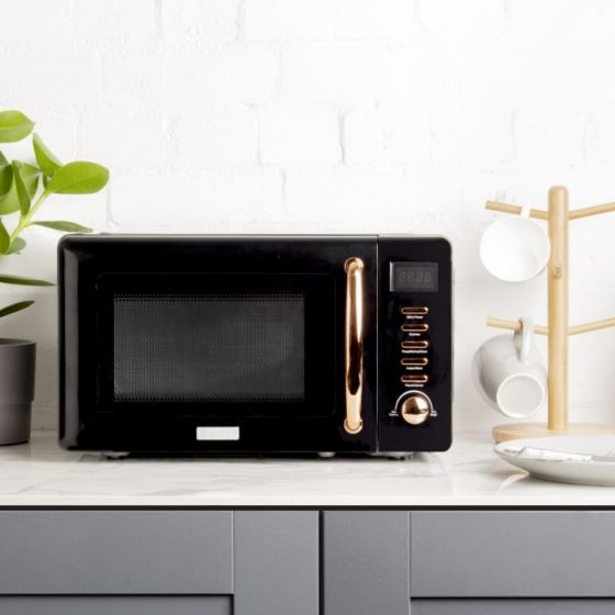 Haden 197061 Microwave - Black & Copper