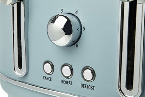 Haden 197245 Highclere 4 Slice Toaster - Blue