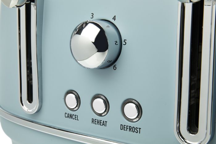 Haden 197245 Highclere 4 Slice Toaster - Blue