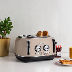 Haden 198747 Jersey 4 Slice Toaster - Putty