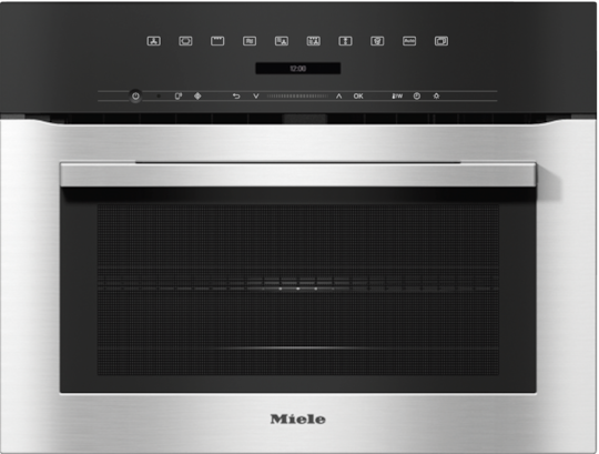 Miele ContourLine H7140BM Built In Compact Electric Combination Microwave Oven