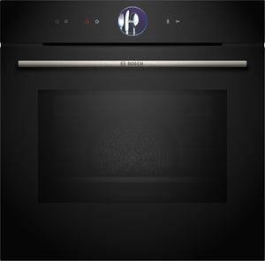 Bosch HMG7764B1B Built In Electric Single Oven with Microwave Function