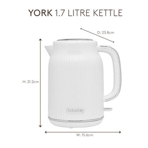 Haden 211248 York Kettle - White