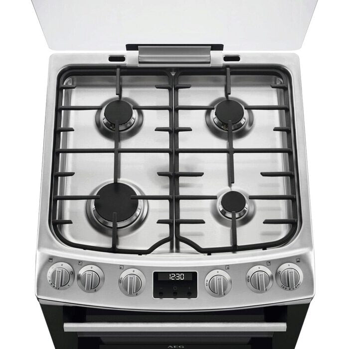 AEG CGX1130ACM 55cm Gas Double Oven Freestanding Cooker