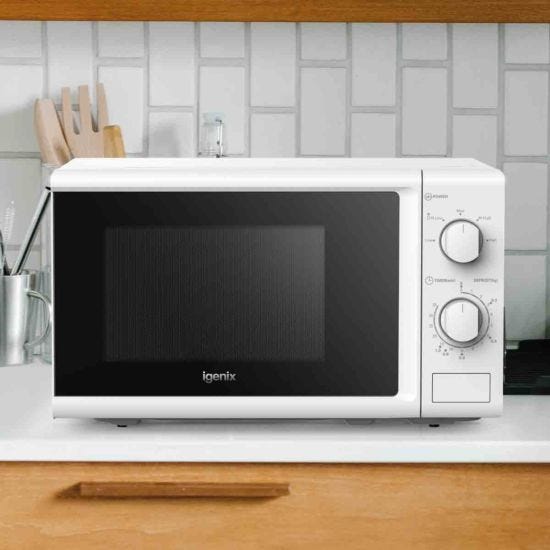 Igenix IGM0820W Freestanding Microwave