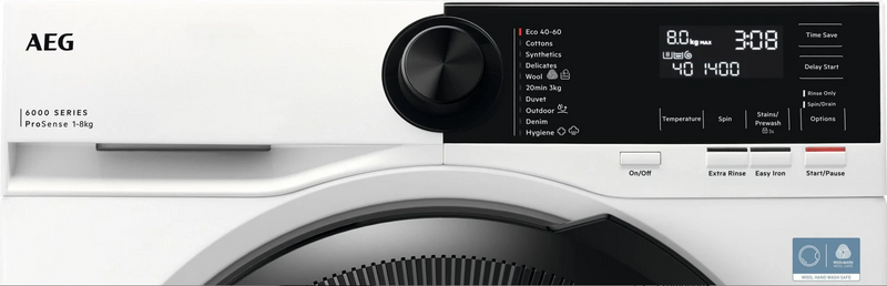 AEG LFR62944B 9kg 1400 Spin Washing Machine