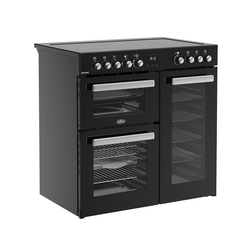Belling 444411791 Cookcentre 90cm Ceramic Range Cooker - Black