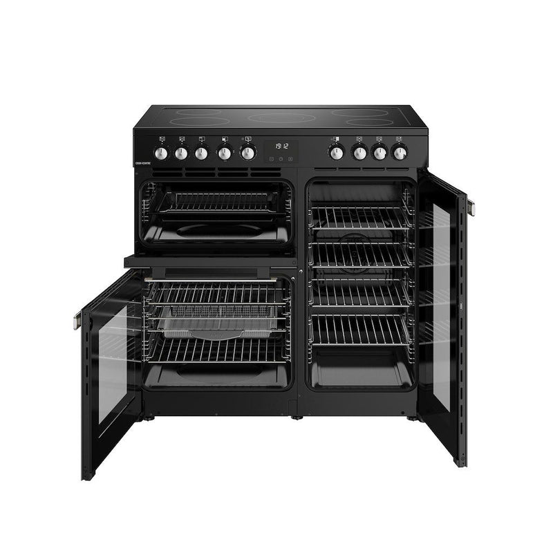 Belling 444411791 Cookcentre 90cm Ceramic Range Cooker - Black