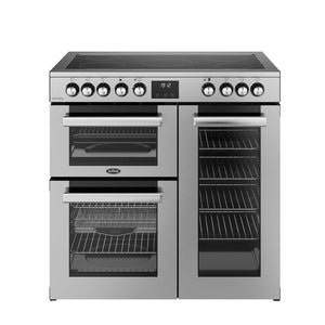 Belling 444411792 Cookcentre 90cm Ceramic Range Cooker - Stainless Steel