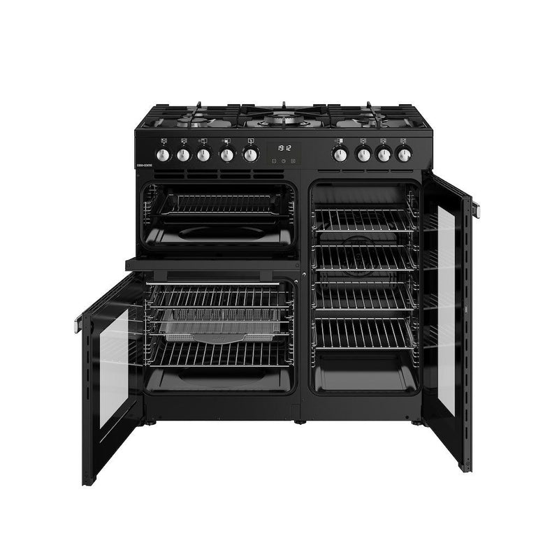 Belling 444411793 Cookcentre 90cm Dual Fuel Range Cooker - Black
