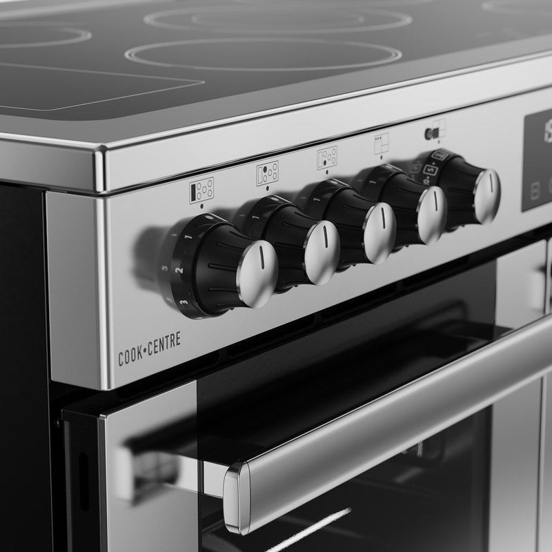 Belling 444411798 Cookcentre 100cm Ceramic Range Cooker - Stainless Steel