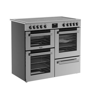 Belling 444411798 Cookcentre 100cm Ceramic Range Cooker - Stainless Steel