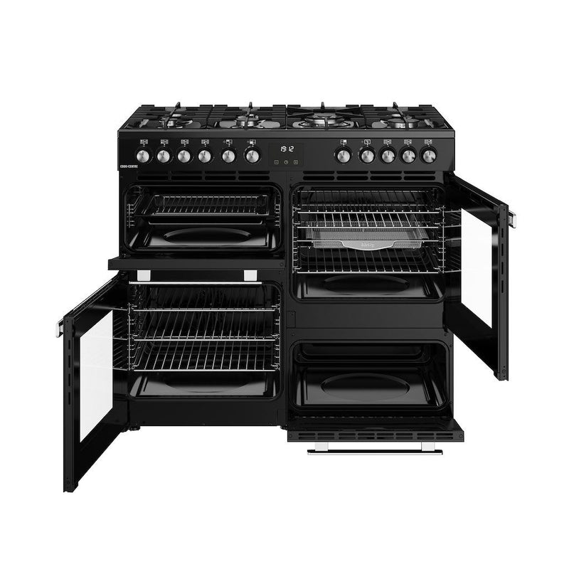 Belling 444411799 Cookcentre 100cm Dual Fuel Range Cooker - Black