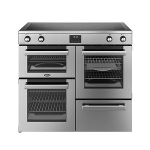 Belling 444411802 Cookcentre 100cm Induction Range Cooker - Stainless Steel