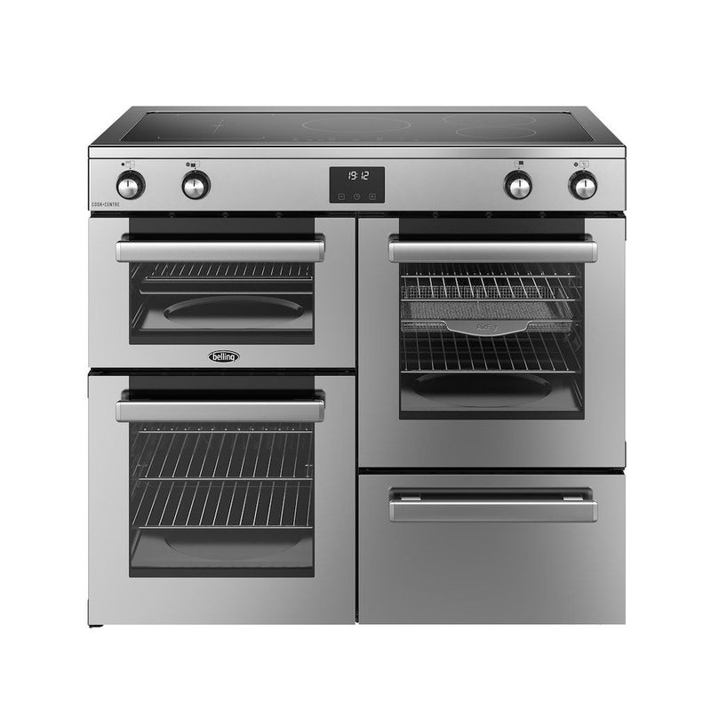 Belling 444411802 Cookcentre 100cm Induction Range Cooker - Stainless Steel