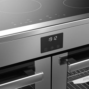 Belling 444411802 Cookcentre 100cm Induction Range Cooker - Stainless Steel