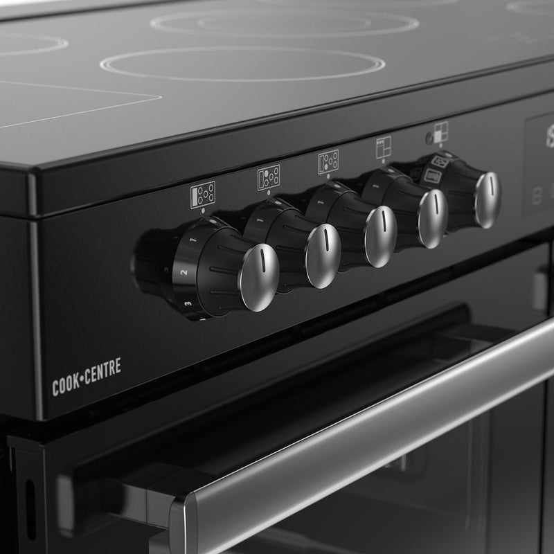 Belling 444411803 Cookcentre 110cm Ceramic Range Cooker - Black