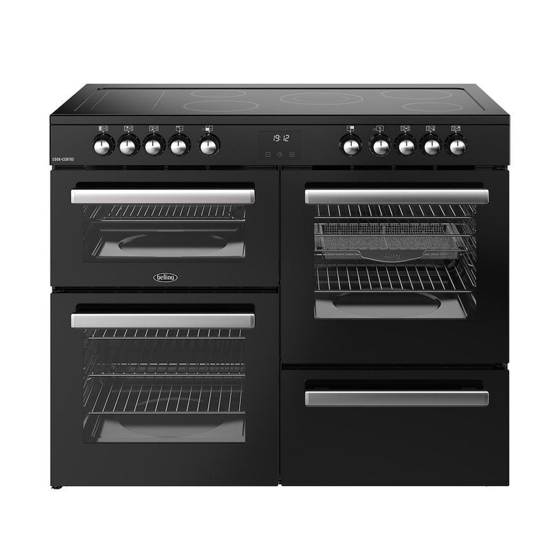 Belling 444411803 Cookcentre 110cm Ceramic Range Cooker - Black