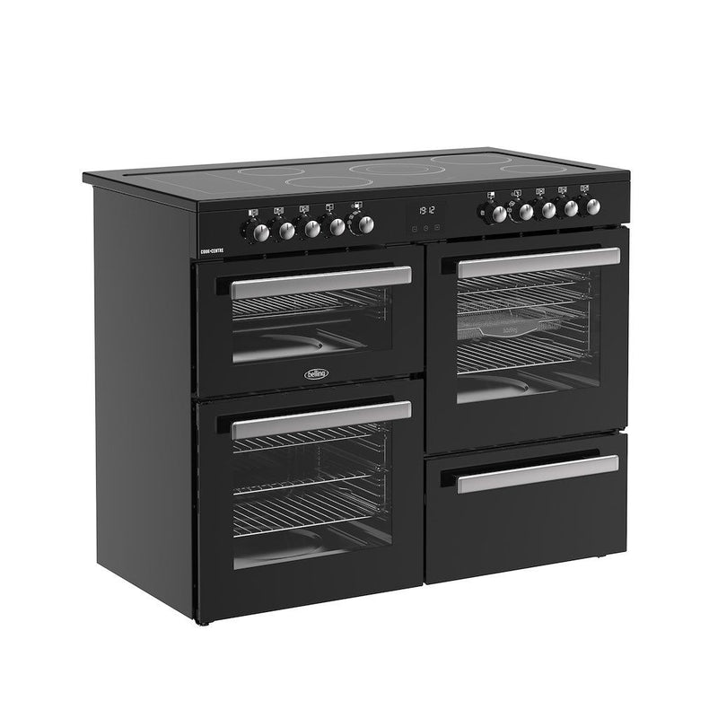 Belling 444411803 Cookcentre 110cm Ceramic Range Cooker - Black