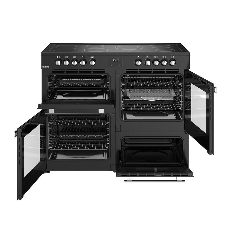 Belling 444411803 Cookcentre 110cm Ceramic Range Cooker - Black