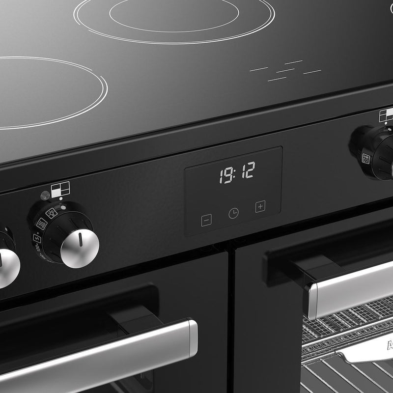 Belling 444411803 Cookcentre 110cm Ceramic Range Cooker - Black