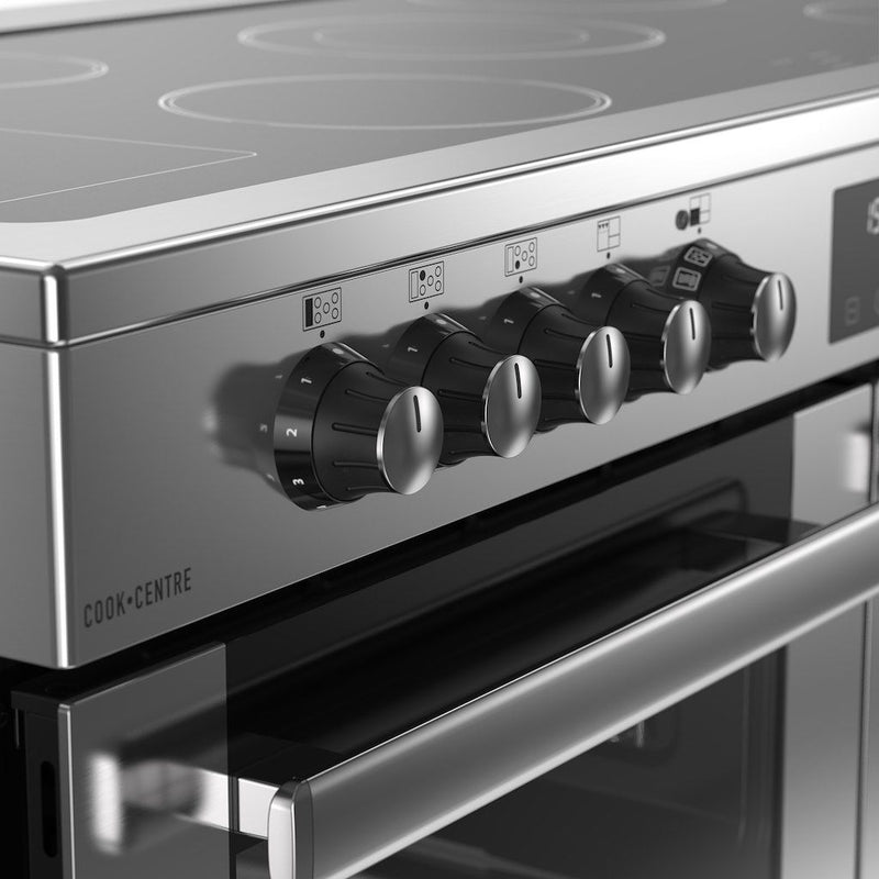 Belling 444411804 Cookcentre 110cm Ceramic Range Cooker - Stainless Steel