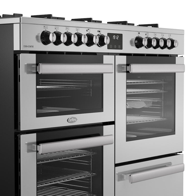 Belling 444411806 Cookcentre 110cm Dual Fuel Range Cooker - Stainless Steel
