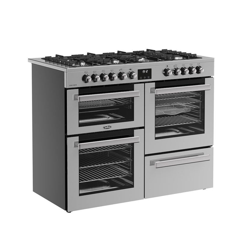 Belling 444411806 Cookcentre 110cm Dual Fuel Range Cooker - Stainless Steel