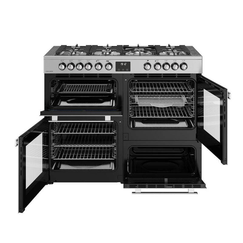 Belling 444411806 Cookcentre 110cm Dual Fuel Range Cooker - Stainless Steel