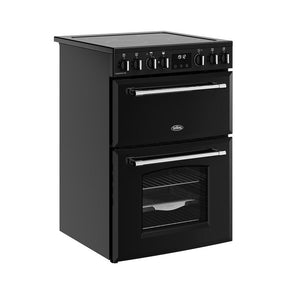 Belling 444411810 Farmhouse 60cm Ceramic Freestanding Cooker - Black