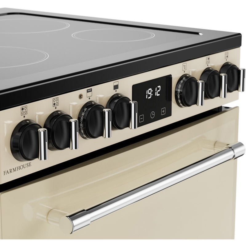 Belling 444411811 Farmhouse 60cm Ceramic Freestanding Cooker - Cream