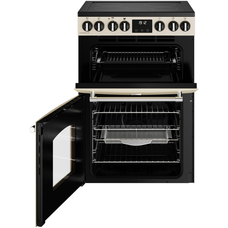 Belling 444411811 Farmhouse 60cm Ceramic Freestanding Cooker - Cream