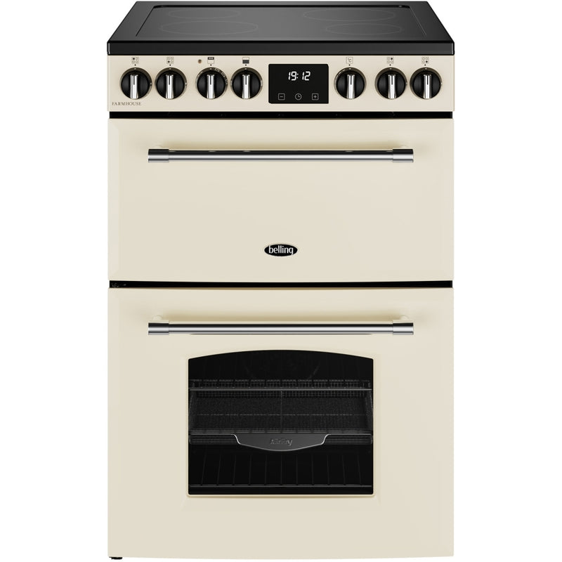 Belling 444411811 Farmhouse 60cm Ceramic Freestanding Cooker - Cream