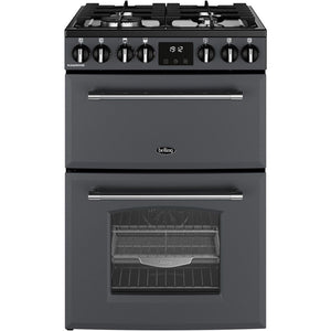 Belling 444411812 Farmhouse 60cm Dual Fuel Freestanding Cooker - Anthracite