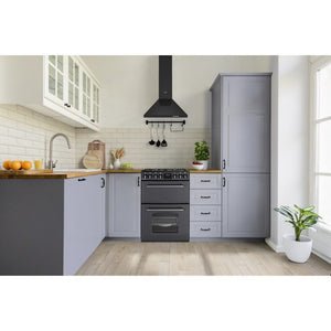 Belling 444411812 Farmhouse 60cm Dual Fuel Freestanding Cooker - Anthracite