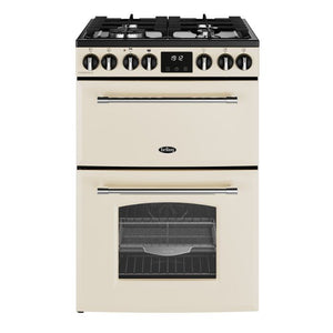 Belling 444411814 Farmhouse 60cm Dual Fuel Freestanding Cooker - Cream