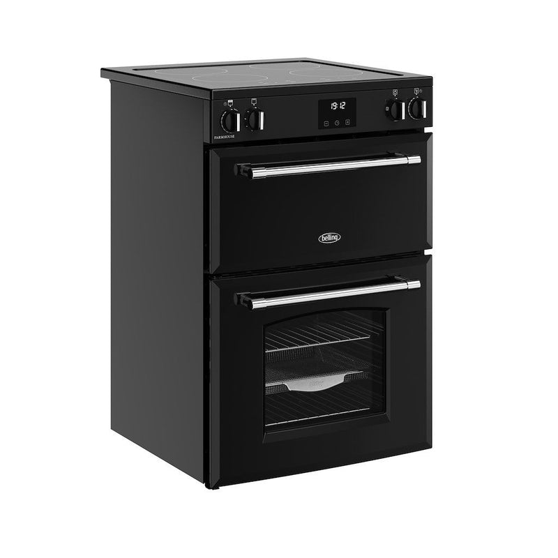 Belling 444411815 Farmhouse 60cm Induction Freestanding Cooker - Black