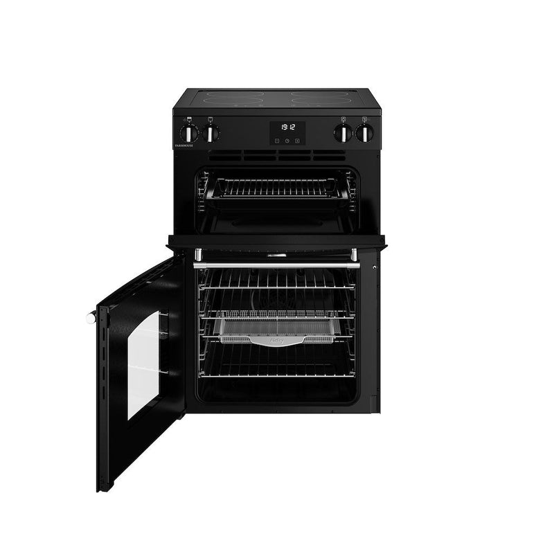 Belling 444411815 Farmhouse 60cm Induction Freestanding Cooker - Black