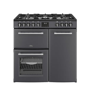 Belling 444411819 Farmhouse 90cm Dual Fuel Range Cooker - Anthracite