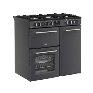 Belling 444411819 Farmhouse 90cm Dual Fuel Range Cooker - Anthracite
