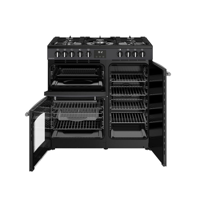 Belling 444411819 Farmhouse 90cm Dual Fuel Range Cooker - Anthracite