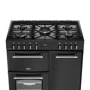 Belling 444411820 Farmhouse 90cm Dual Fuel Range Cooker - Black
