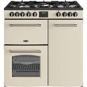 Belling 444411821 Farmhouse 90cm Dual Fuel Range Cooker - Cream