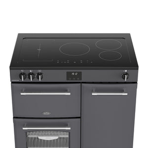 Belling 444411822 Farmhouse 90cm Induction Range Cooker - Anthracite