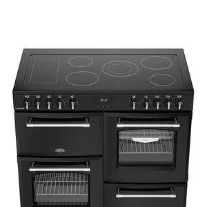 Belling 444411826 Farmhouse 100cm Ceramic Range Cooker - Black