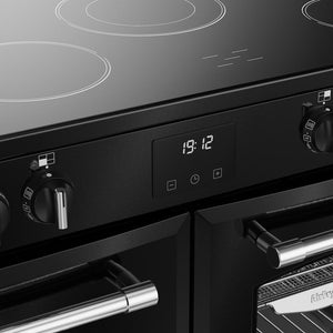 Belling 444411826 Farmhouse 100cm Ceramic Range Cooker - Black