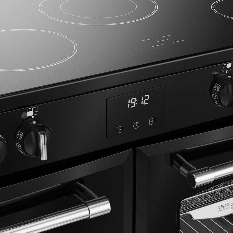 Belling 444411826 Farmhouse 100cm Ceramic Range Cooker - Black